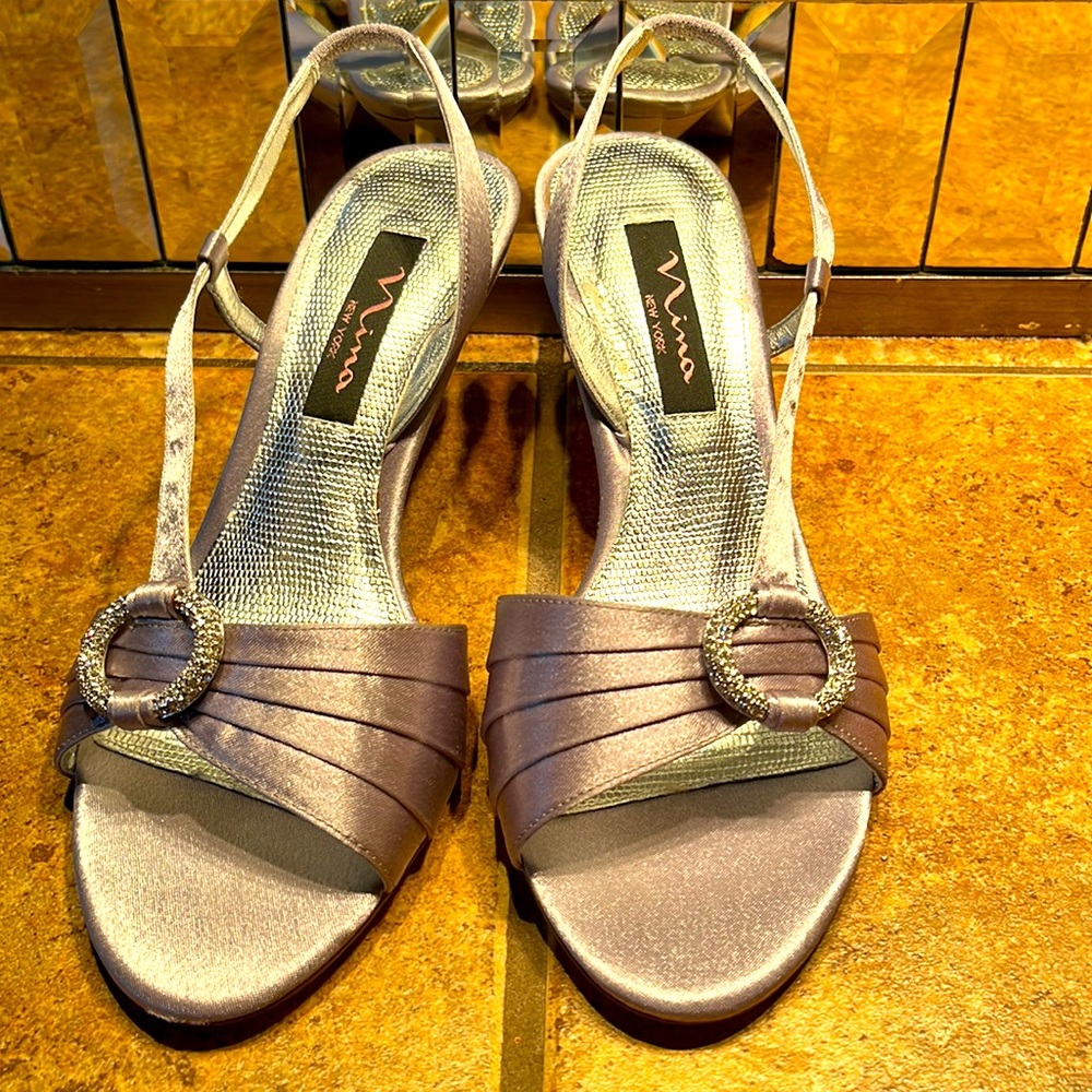Nina Silver Sandals